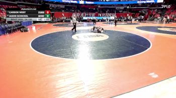 2A 106 lbs Champ. Round 1 - Jason Schickel, Oak Forest vs Carson West, Sycamore (H.S.)