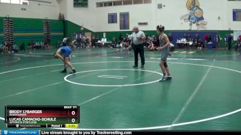 113 lbs Semifinal - Lucas Camacho-Schulz, Jefferson (Portland) vs Brody Lybarger, Mountainside