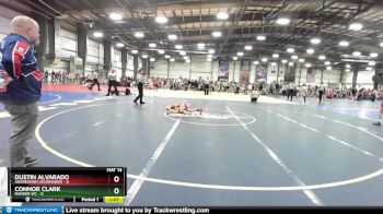 72 lbs Rd# 8- 12:30pm Saturday Final Pool - Connor Clark, Ranger WC vs Dustin Alvarado, Aggression Legionaries