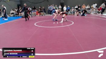 120 lbs Cons. Semi - Savannah Talmadge, CA vs Olivia Bezdicek, ID