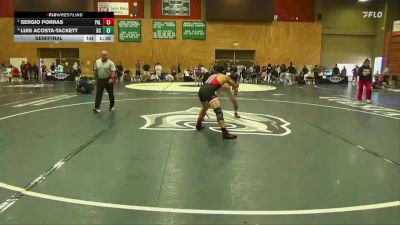 141 lbs Semifinal - Sergio Porras, Palomar College vs Luis Acosta-Tackett, Bakersfield College