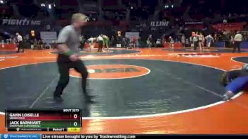 2 lbs Cons. Round 2 - Jack Barnhart, Champaign (Centennial) vs Gavin Loiselle, Woodstock