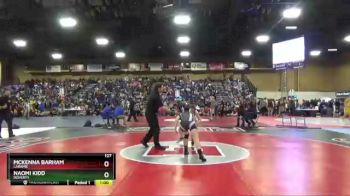 127 lbs Cons. Round 5 - Naomi Kidd, Doherty vs Mckenna Barham, Laramie