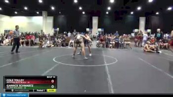 195 lbs Round 4 (8 Team) - Cole Tolley, Backyard Boyz Black vs Garrick Schwartz, Deland Bulldogs