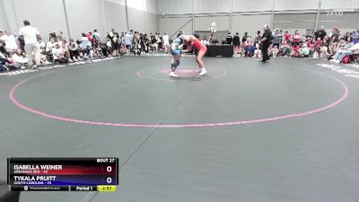 140 lbs Placement Matches (16 Team) - Isabella Weiner, Arkansas Red vs Tykala Pruitt, South Carolina