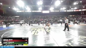 107G Champ. Round 3 - Audry Winkles, Tri-Valley Girls vs Abigail Rehm, Boise Girls