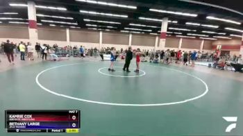 106 lbs Round 2 - Kamrie Cox, 806 Elite Wrestling vs Bethany Large, Jflo Trained