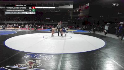 144 lbs Champ. Round 2 - Victor-alexander Gutierrez, Central Catholic vs Charlie Sanderson, Vista Del Lago