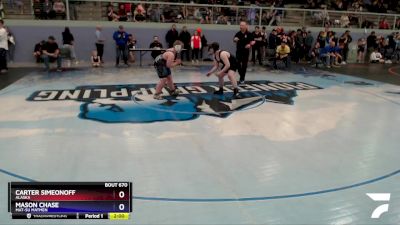 187 lbs Final - Carter Simeonoff, Alaska vs Mason Chase, Mat-Su Matmen