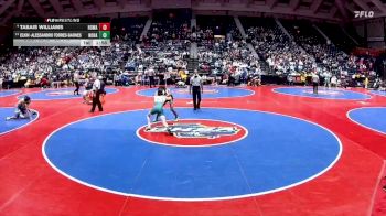 3A-113 lbs Champ. Round 1 - Elkin -Alessandro Torres-Barnes, North Hall vs Tabais Williams, Howard