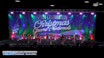 Cheer-riffic Techniques - Silver Wings [2025 L4.2 Senior Coed - D2] 2025 Spirit Celebration Christmas Grand Nationals