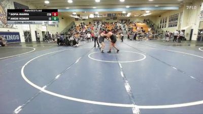 235 lbs Cons. Round 5 - Sofia Ibarra, Etiwanda vs Angie Roman, Canyon Springs