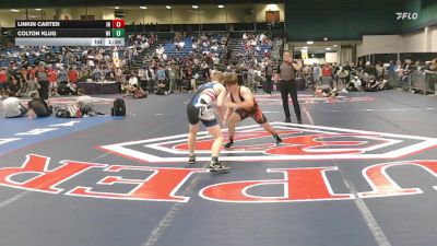 157 lbs Consi Of 64 #2 - Linkin Carter, IN vs Colton Klug, WI