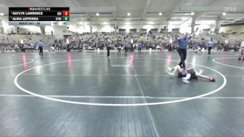 58 lbs Semifinal - Raylyn Lawrence, GroundZero vs Alina Lepionka, Seymour Youth Wrestling Club