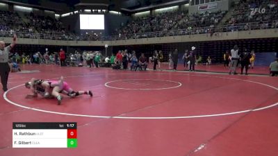 125 lbs Round Of 16 - Hanna Rathbun, Ulster vs Finley Gilbert, Clearfield