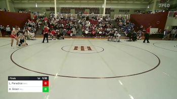 144 lbs Final - Logan Paradice, Baylor School vs Hunter Sloan, The Hill School