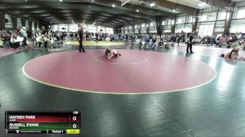 138 lbs Semifinal - Hayden Park, Juab vs Russell Evans, Beaver