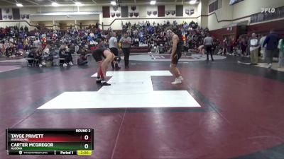 165 lbs Round 2 - Tayge Privett, Harrisburg vs Carter McGregor, Algona