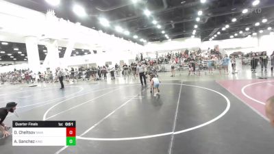 52 lbs Quarterfinal - Demid Cheltsov, Savage House WC vs Azariah Sanchez, Kingdom WC