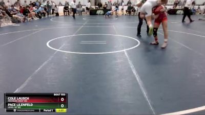 130 lbs Cons. Round 3 - Cole Lausch, Michigan West WC vs Pace Lilenfeld, Level Up WC