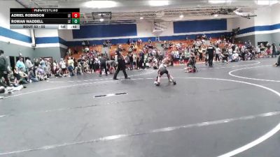 55 lbs Cons. Round 3 - Rowan Waddell, Cobra Wrestling Club vs Adriel Robinson, Suplex City Raptors