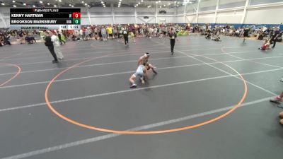 95 lbs Quarterfinal - Brookson Marksbury, Unattached vs Kenny Hartman, Wauseon