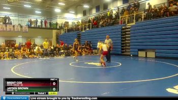 106 lbs Quarterfinals (8 Team) - Jayden Brown, Temple vs Brent Cox, Social Circle