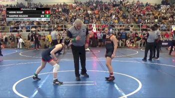 100 lbs Cons. Round 2 - Harper Kelsch, Norwood Youth Wrestling vs Addie Doup, Mount Vernon