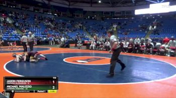 113 lbs Semis & 1st Wrestleback (8 Team) - Jaxon Ferguson, Chatham (Glenwood) vs Michael Malizzio, Lombard (Montini)