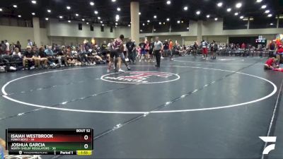 285 lbs 4th Wrestleback (32 Team) - Joshua Garcia, North Shelby Regulators vs Isaiah Westbrook, Funky Boyz