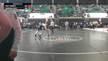 5A 175 lbs Quarterfinal - Troy Thomas, Corner vs Bronson Click, Arab