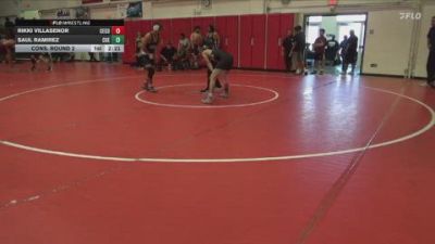125 lbs Cons. Round 2 - Rikki Villasenor, Cerritos College vs Saul Ramirez, Cuesta