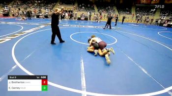 119 lbs Quarterfinal - Jonah Brotherton, Dawg Wrestling vs Ethan Carney, Mojo Grappling Academy