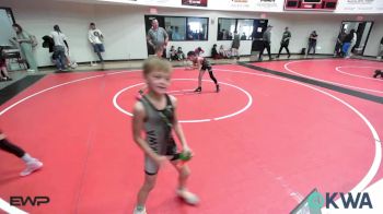 52 lbs Rr Rnd 4 - Kingston Warrior, Wagoner Takedown Club vs Lachlan Lindsey, Spartan Wrestling Fort Smith