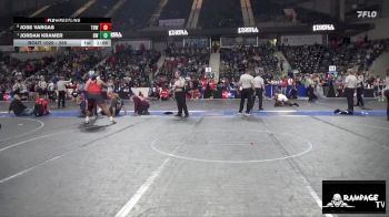 285 lbs 3rd Place Match - Jose Vargas, The Best Wrestler vs Jordan Kramer, Bobcat WC