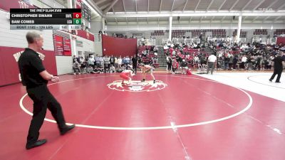 126 lbs Semifinal - Christopher Swann, Baylor School vs Sam Comes, Lakeway Christian Academy