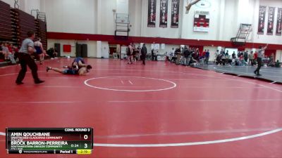 285 lbs Cons. Round 3 - Brock Barron-Perreira, Southwestern Oregon Community College vs Amin Qouchbane, Unattached Clackamas Community College