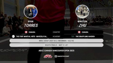 Ryan Torres vs Winston Zhu 2025 ADCC Vancouver Open