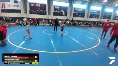 65 lbs Quarterfinal - Gage Cooper, Fitness Fight Factory Wrestling Club vs Paxton Denney, Lake Travis Youth Association Wrestling Club