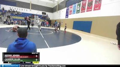 60 lbs Round 3 - Bridger Jennison, St. Maries Wrestling Club vs Noe Rodriguez, Warden Elite Wrestling