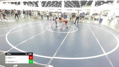 120 lbs Consi Of 8 #1 - Alexander Apio, Golden Back MRTC vs Fabian Carrillo, Bagdad Sultans