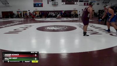 285 lbs Semifinal - Jagger Schack, Augsburg vs Walter West, Luther