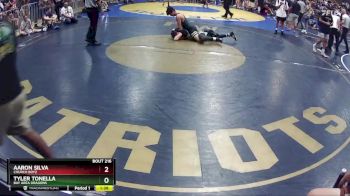 133 lbs Champ. Round 2 - Tyler Tonella, Bay Area Dragons vs Aaron Silva, Church Boyz