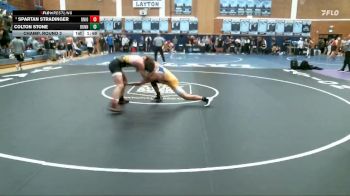 157 lbs Champ. Round 2 - Spartan Stradinger, Union vs Colton Stone, Bonneville
