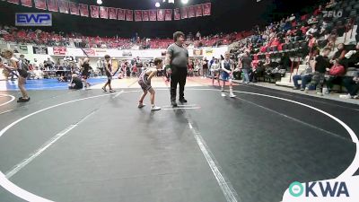 67 lbs 3rd Place - Guy Strickland, Gentry Youth Wrestling vs Mason Woolman, Tiger Trained Wrestling