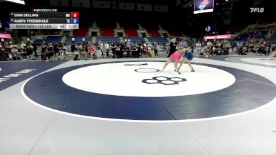 135 lbs Cons. Sub-semis - Erin Delling, MO vs Avery Fitzgerald, TX