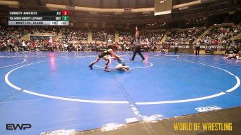 58 lbs Consi Of 16 #1 - Emmett Aniciete, Aniciete Training Club vs Oliver Heist-Levine, Bozeman Wrestling Club