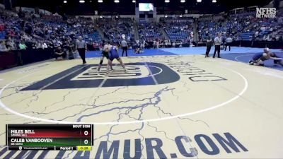 5A-150 lbs Cons. Round 1 - Caleb VanBooven, De Soto vs Miles Bell, Spring Hill