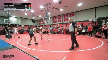 119 lbs Semifinal - Noah Downs, Skiatook HS vs Bryson Harris, Broken Arrow Jh