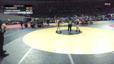 6A/5A Girls 135 Semifinal - Lita Haworth, Lebanon Girls vs Audrey Robinson, Crater Girls